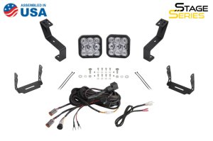 Ram 1500 LED Pod Light Kit - Diode Dynamics - SS5 Bumper - Sport Yellow - `19-`24 Ram 1500 LED Pod Light Kit - Diode Dynamics - SS5 Bumper - Sport Yellow - `19-`24